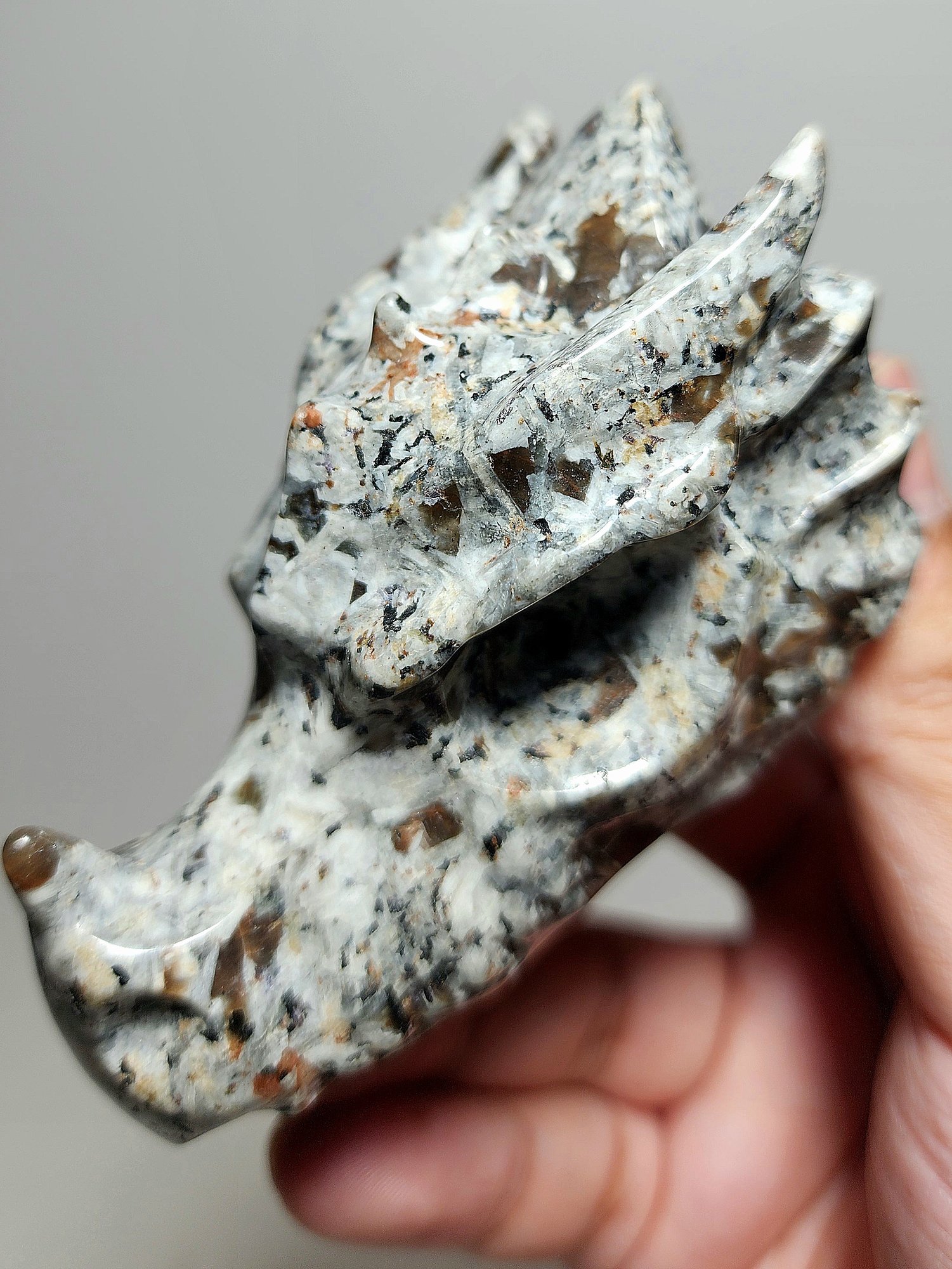 หิน Yooperlite Dragon Head