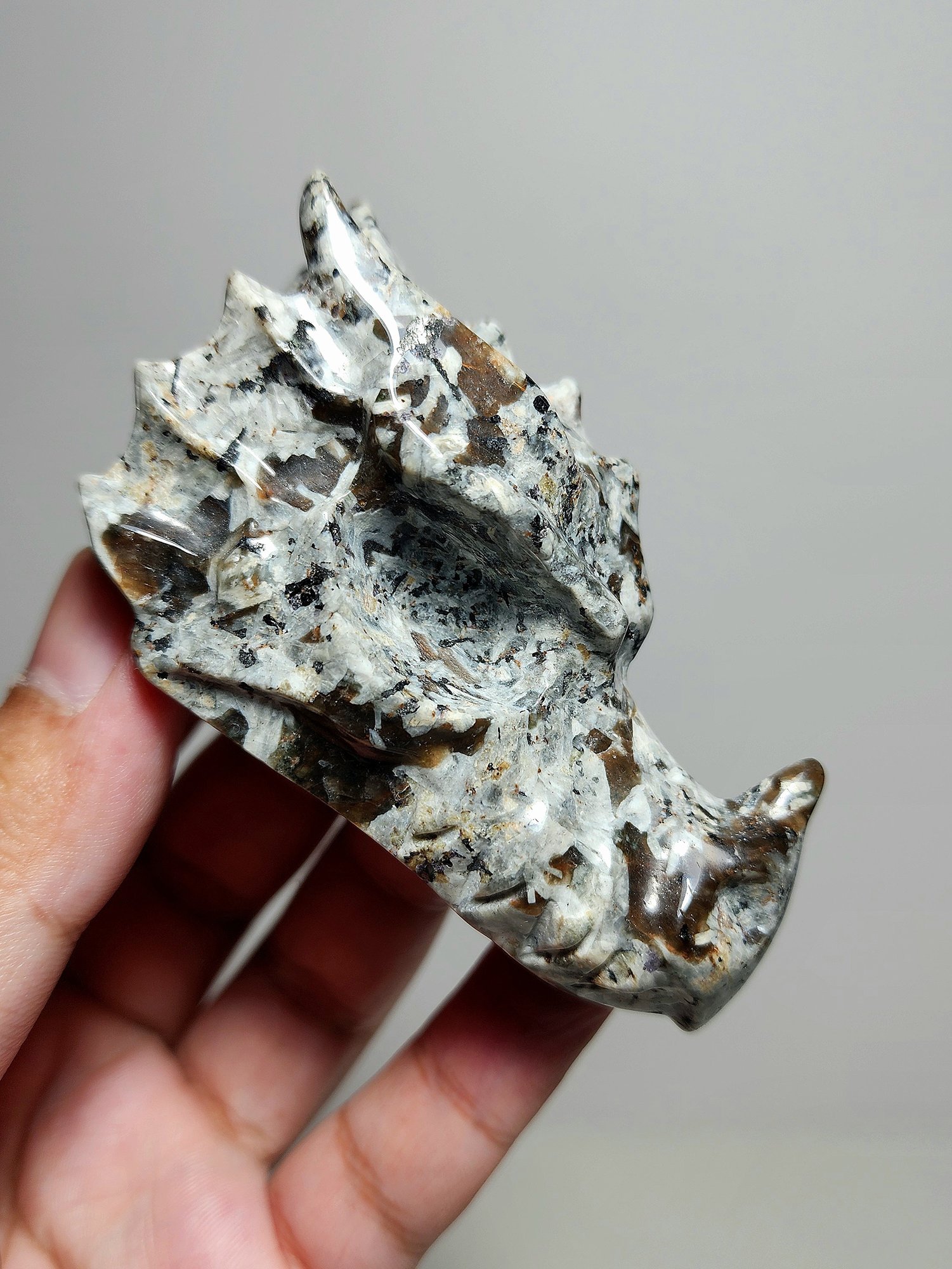 หิน Yooperlite Dragon Head