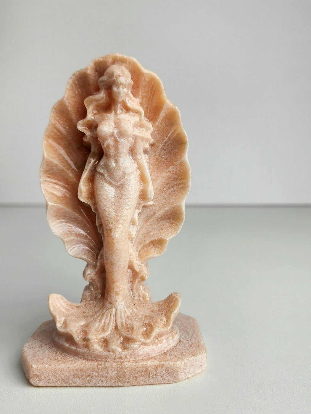 Peach Calcite Mermaid
